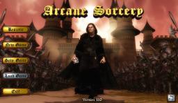 Arcane Sorcery Title Screen